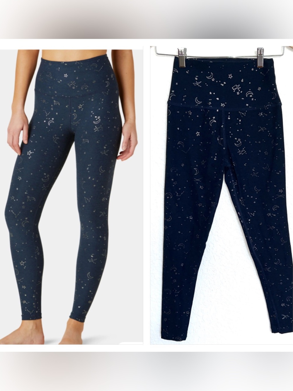 Beyond Yoga Spacedye High Waist Leggings Navy NWOT
